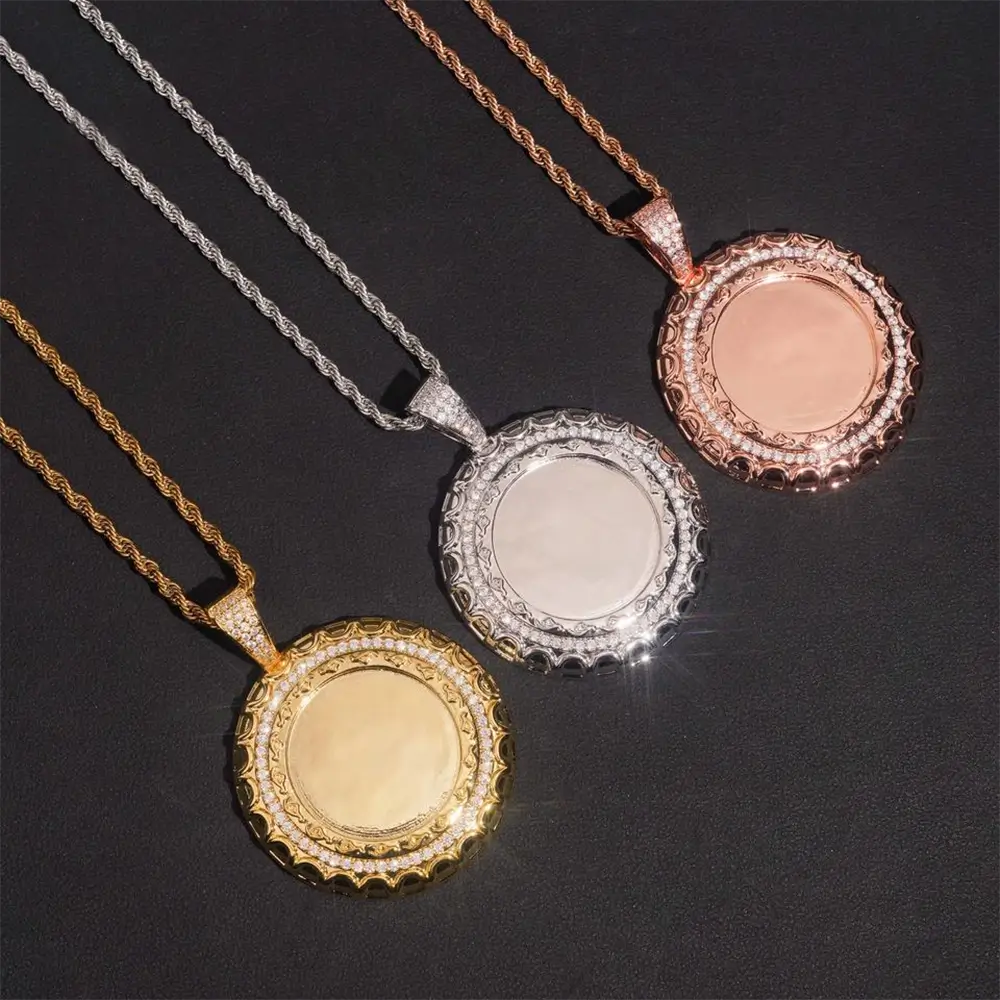 Custom Iced Out Memory Photo Pendant