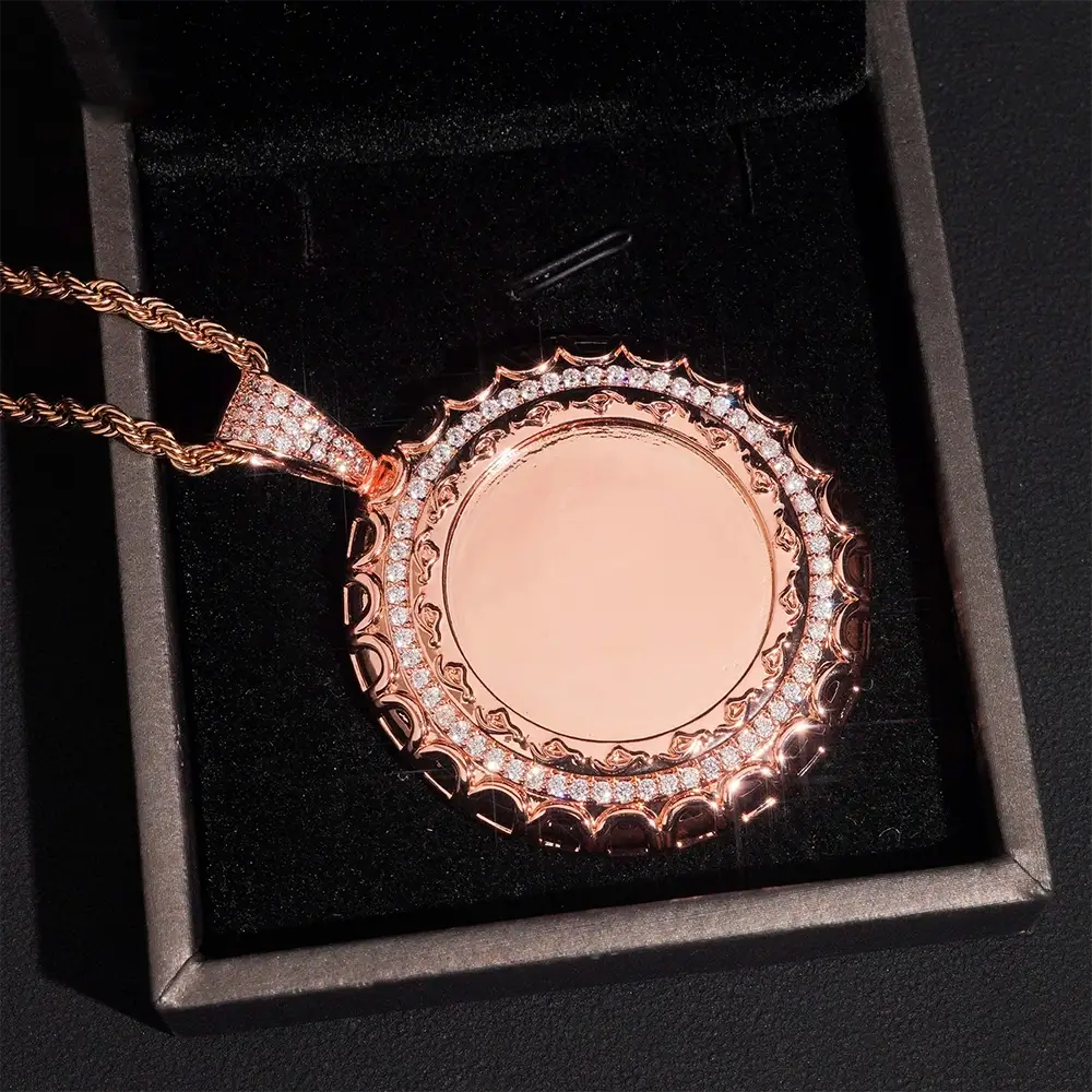 Custom Iced Out Memory Photo Pendant