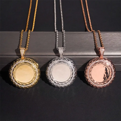 Custom Iced Out Memory Photo Pendant