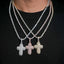 Marquise Stone Iced Out VVS Moissanite Cross Pendant