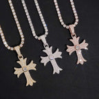 2.44CT S925 VVS Moissanite Cross Pendant