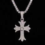 2.44CT S925 VVS Moissanite Cross Pendant