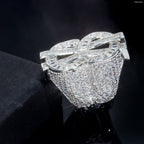 GL Iced $ Money Hip Hop VVS Moissanite Ring