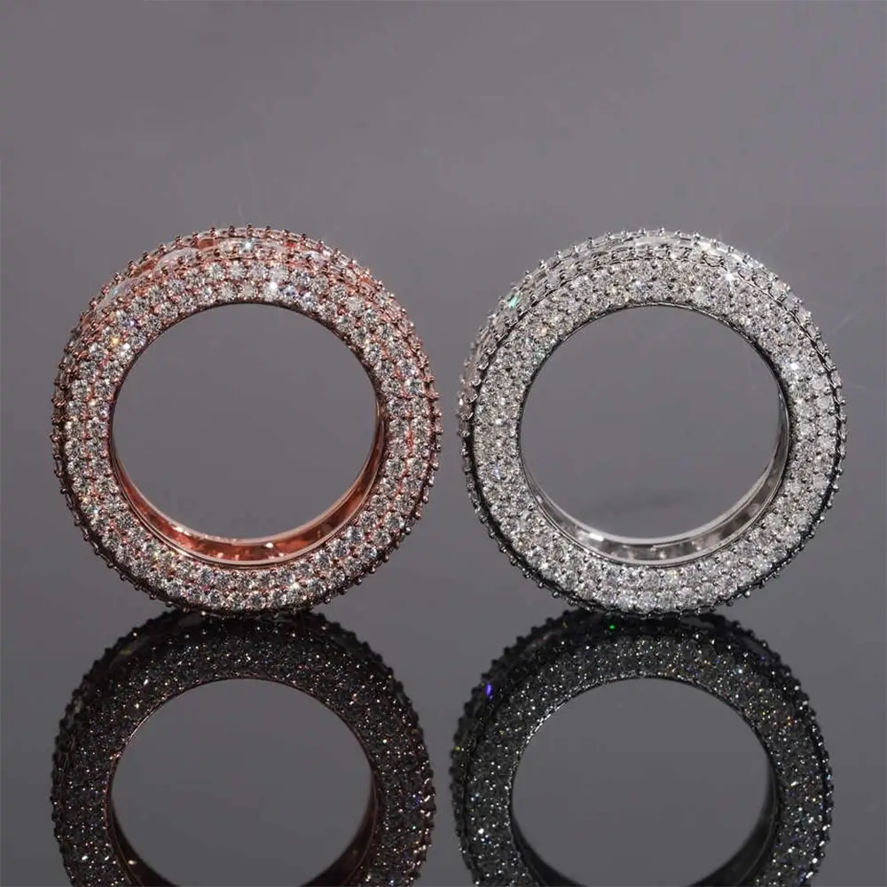 Multi-Row VVS Moissanite Full Eternity Ring Secondary image