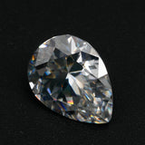 manufacturers Pear Cut 3ct DEF Color white loose moissanite producers