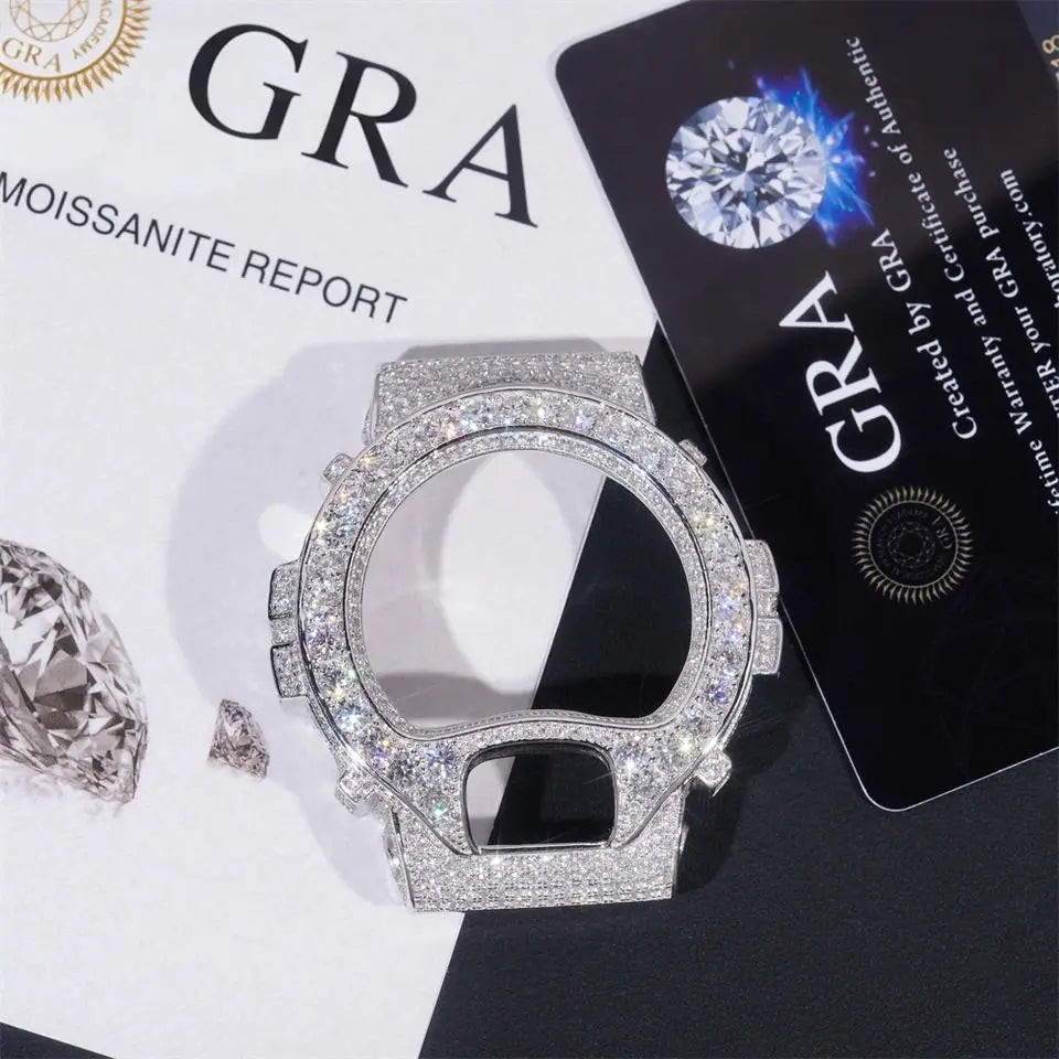 Ice King VVS Moissanite Watch Case Zweitbild