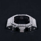 VVS Moissanite Bust Down Watch Case for Casio DW5600