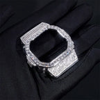 VVS Moissanite Bust Down Watch Case for Casio DW5600