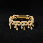 GL 13MM Drip Infinity Link 5A+ Diamond Hip Hop Iced Out Chain