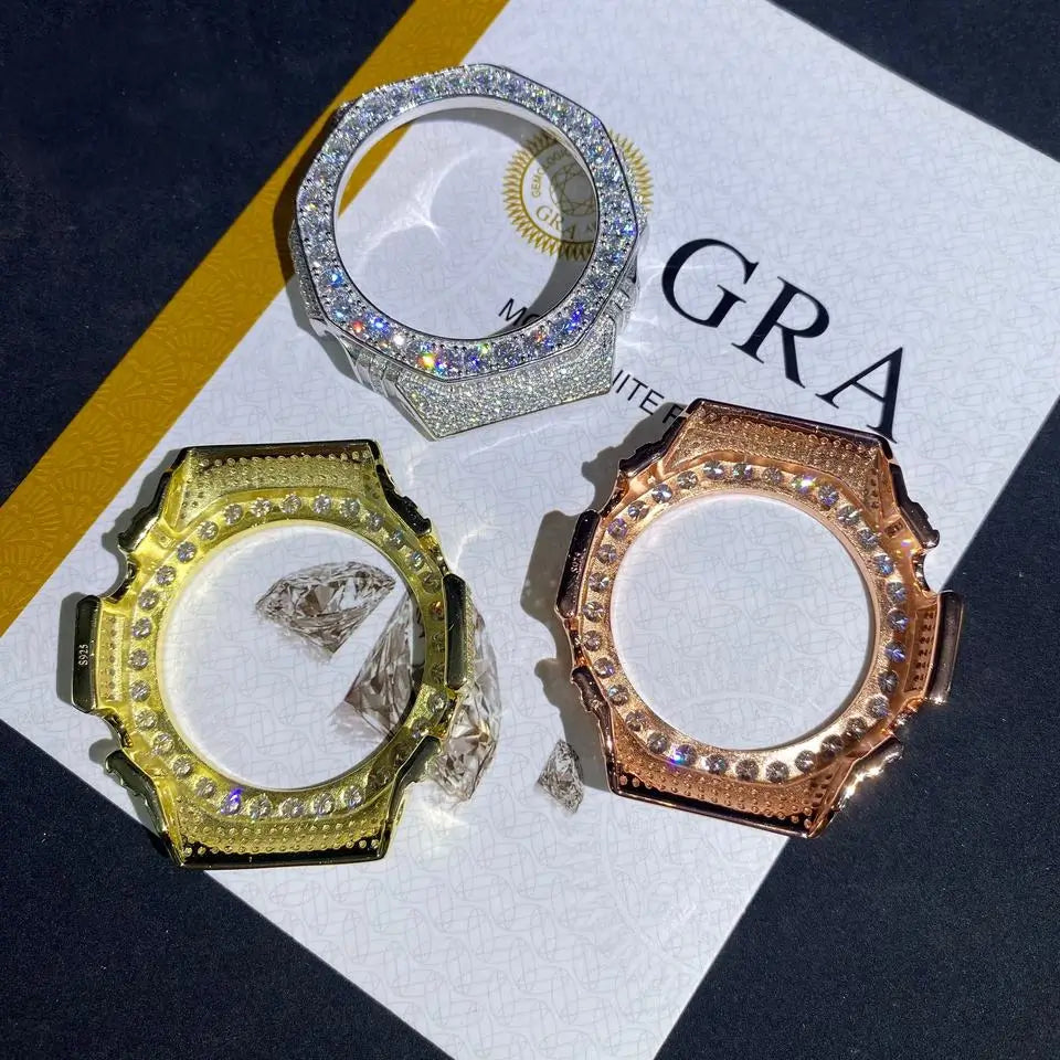 Iced Out VVS Moissanite Watch Case GA2100