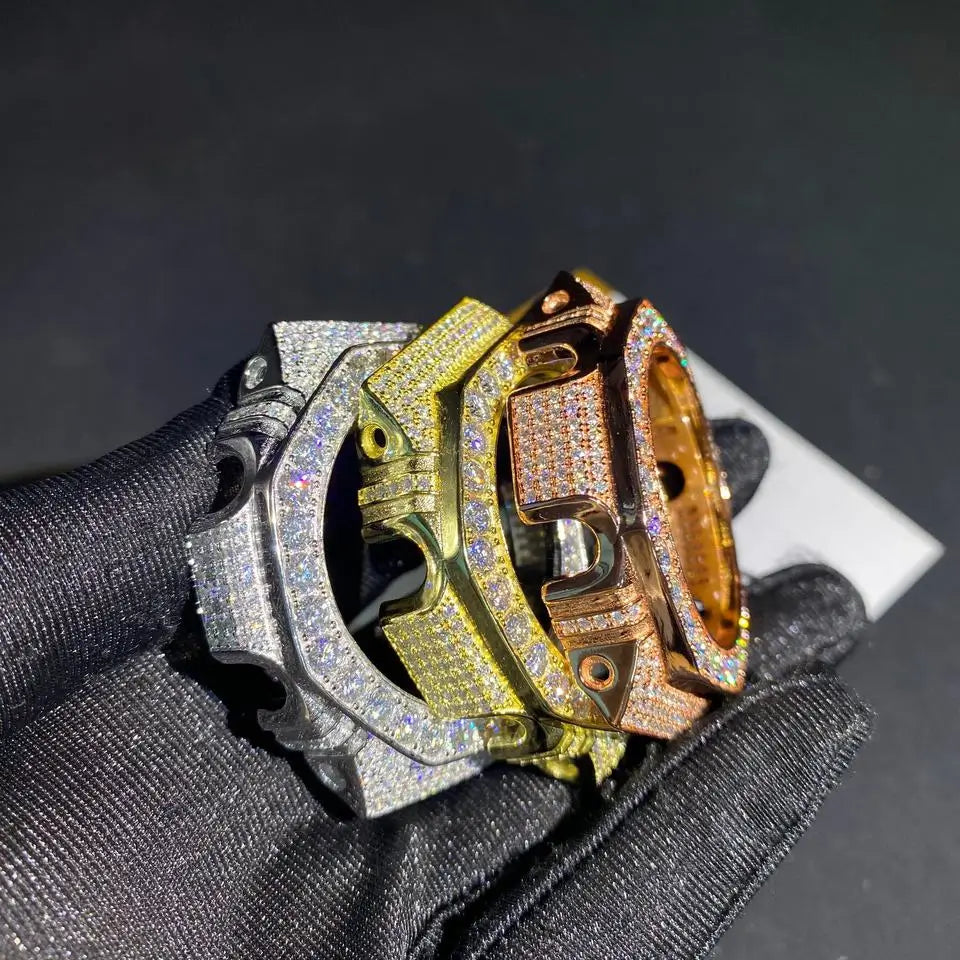 Iced Out VVS Moissanite Watch Case GA2100
