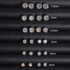 GL Classic Solitaire  S925 Silver Moissanite Earrings
