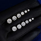 GL Classic Solitaire  S925 Silver Moissanite Earrings