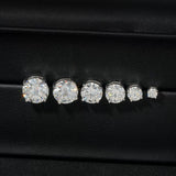 GL Classic Solitaire  Moissanite Earrings