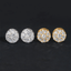 GL Hip Hop Fashion Jewelry S925 Silver VVS Moissanite Diamond Earrings