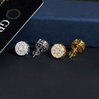 GL Hip Hop Fashion Jewelry S925 Silver VVS Moissanite Diamond Earrings