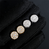 GL Hip Hop Fashion Jewelry VVS Moissanite Diamond Earrings