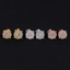 GL Fashion Style S925 Silver VVS Round Moissanite Earrings