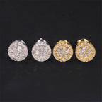 9MM Round Shaped VVS Moissanite Stud Earrings