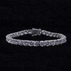 GL3MM 4MM 5A+ Diamond Tennis Chain 14K Gold Plated