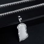 GL Silver VVS Moissanite Iced Out Jesus Pendant