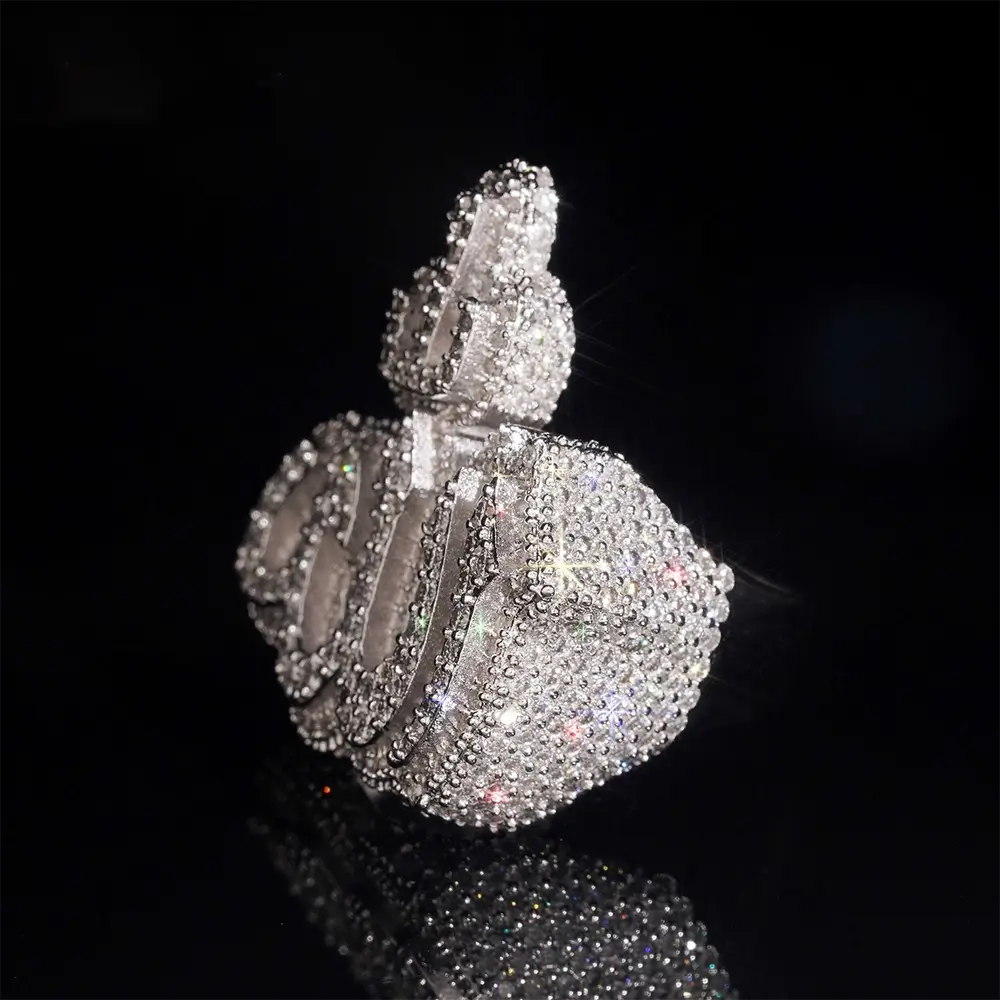 GL Allah Rings Iced Out VVS Moissanite Diamond Ring