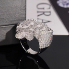 GL Allah Rings Iced Out VVS Moissanite Diamond Ring