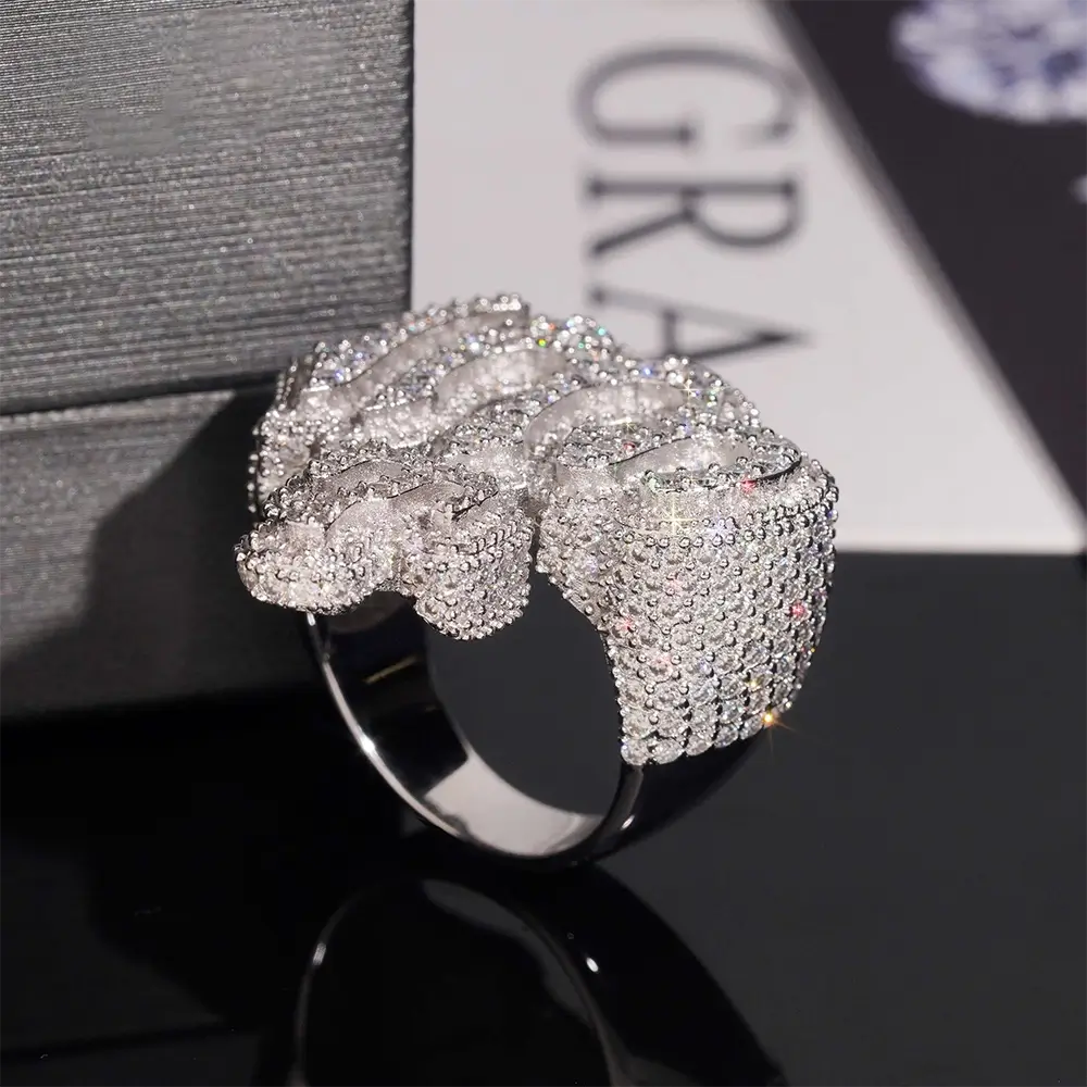 GL Allah Rings Iced Out VVS Moissanite Diamond Ring