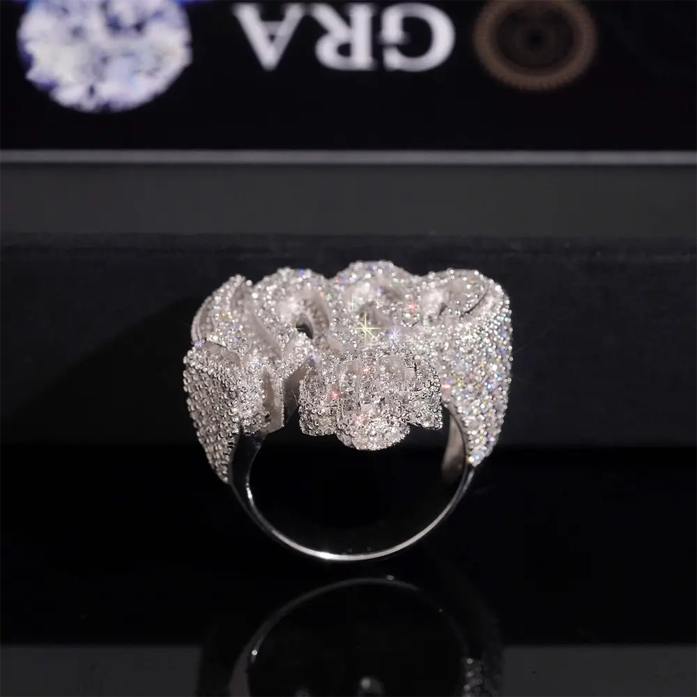 GL Allah Rings Iced Out VVS Moissanite Diamond Ring