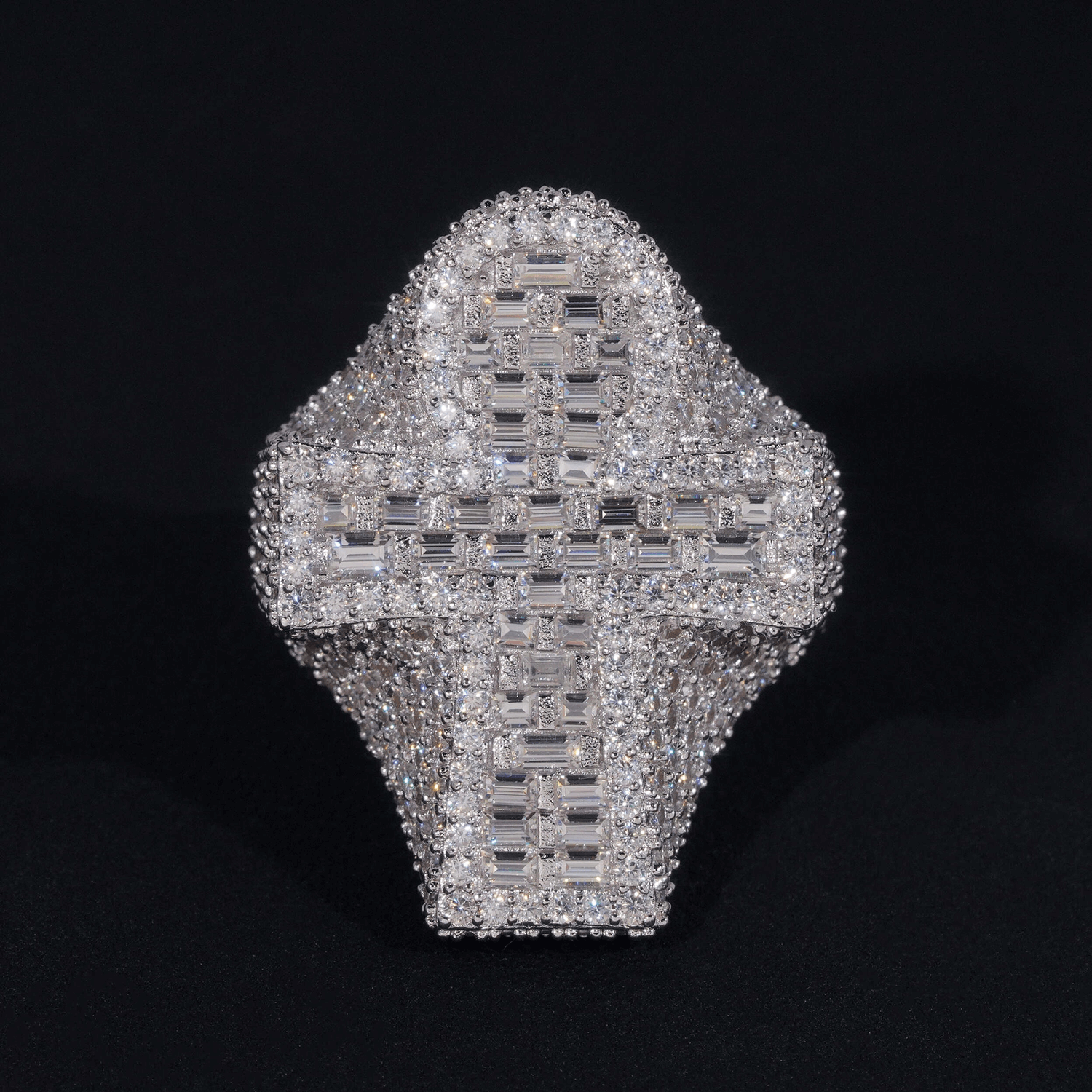 GL Ankh Baguette Moissanite Luxury Iced Out Ring