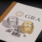 GL Hip Hop Star Boys Ring S925 Silver Moissanite Full Set With Personalized Trendy Ring