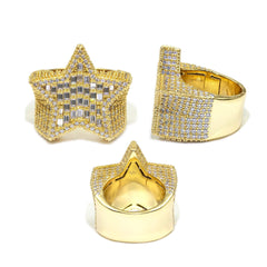 GL Hip Hop Star Boys Ring S925 Silver Moissanite Full Set With Personalized Trendy Ring