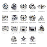 DEF color vvs Asscher Cut loose Moissanite gra certified moissanite stones