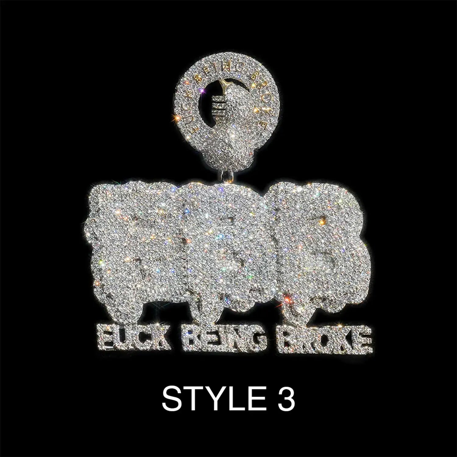 Halloween Iced-Out Pendant Drop – Limited Stock, Crazy Low Price.