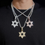 VVS Baguette Moissanite Star of David Pendant