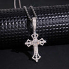 Saint Cross S925 Silver VVS Moissanite Pendant