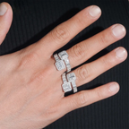 GL Top Quality Jewelry VVS Moissanite Hip Hop Ring