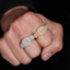 GL Hip Hop Jewelry VVS Moissanite Diamond Men Ring