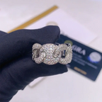 GL New Fashion Pass Diamond Tester Iced Out Hip Hop 925 Sterling Silver Moissanite Ring