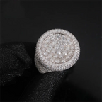 GL Hip Hop Fine Jewelry 925 Sterling Silver VVS Moissanite Diamond Ring