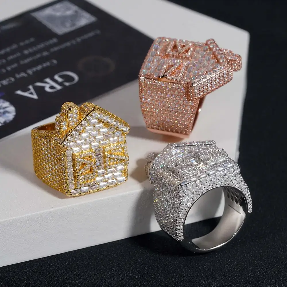 GL Heavy-Duty House Luxury VVS Moissanite Ring