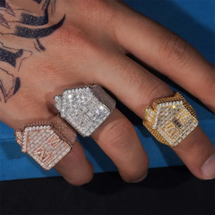 GL Heavy-Duty House Luxury VVS Moissanite Ring