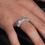 GL Ice Out square Moissanite Diamond Ring