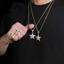 GL Star Shape Adjustable Open Band Ring