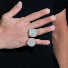 GL Round Cut Full Eternity Band Moissanite Ring