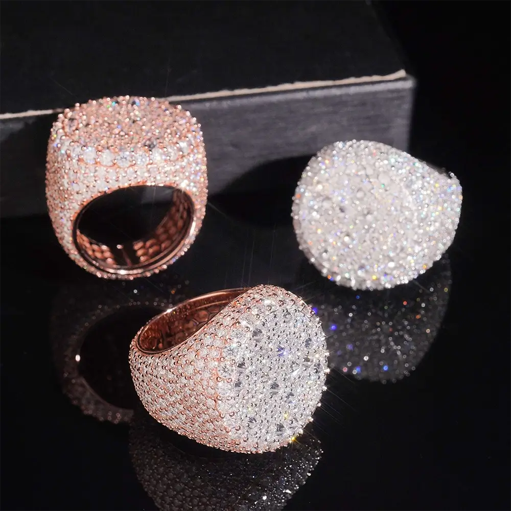 GL Round Cut Full Eternity Band Moissanite Ring