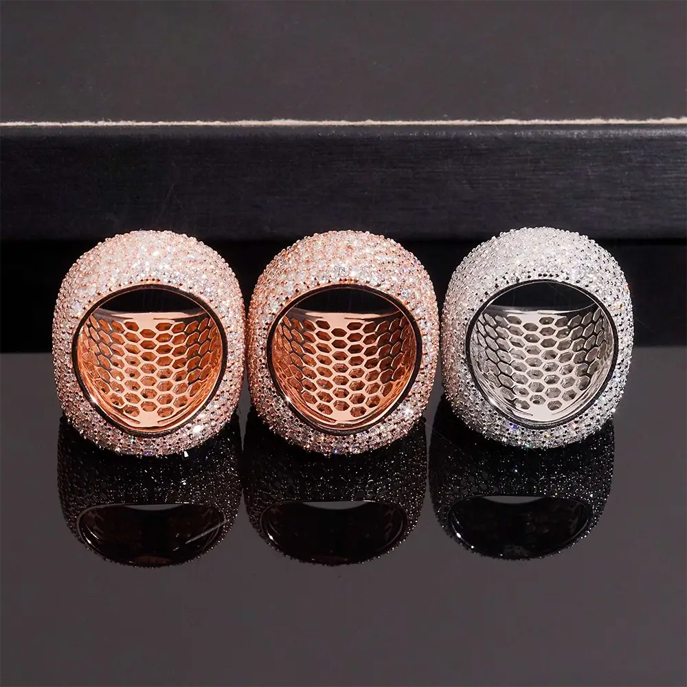 GL Round Cut Full Eternity Band Moissanite Ring