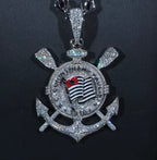 Custom Pendant - 2.5 inches White Gold S925 Silver VVS Moissanite Pendant By Ryan West