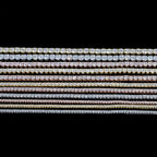 GL3MM 4MM 5A+ Diamond Tennis Chain 14K Gold Plated