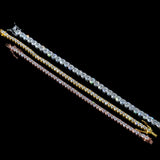 2mm 3mm 4mm 5mm 6.5mm S925 Silver Vvs1 D Diamond Moissanite Tennis Chain Bracelet